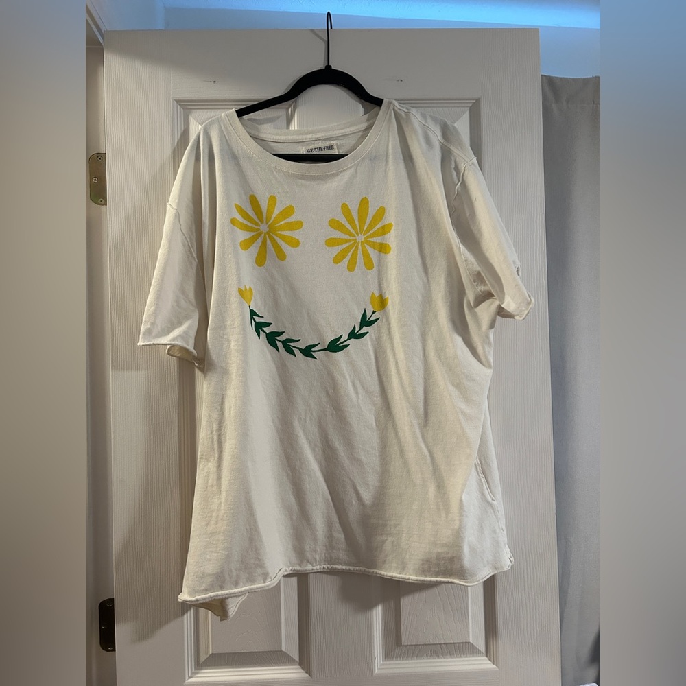 We the free sunshine smiles tee; L; $68